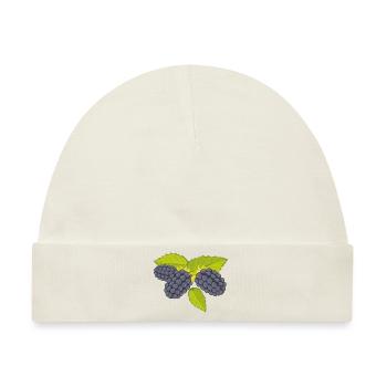 Brombeere - Baby Premium Organic Mütze - Naturweiß - Vorne