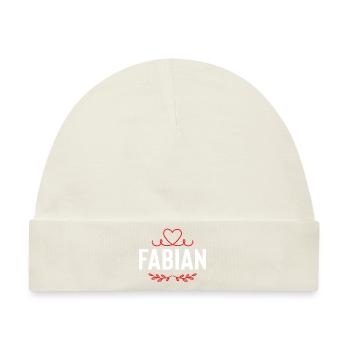 Fabian - Baby Premium Organic Mütze - Naturweiß - Vorne