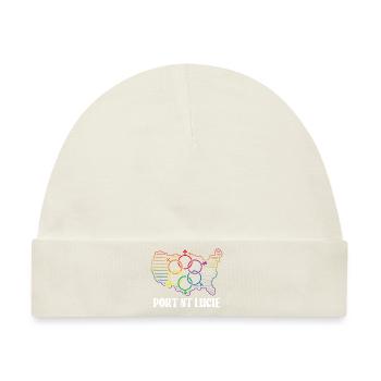 Port St. Lucie Pride Month Pride Flag LGBT Communi - Baby Premium Organic Mütze - Naturweiß - Vorne