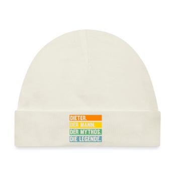 Dieter - Baby Premium Organic Mütze - Naturweiß - Vorne