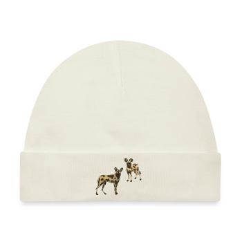 Wildhunde - Baby Premium Organic Mütze - Naturweiß - Vorne