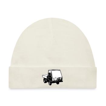 Multicar M25 Multicar Neu Multricar Lastkraftwagen - Baby Premium Organic Mütze - Naturweiß - Vorne