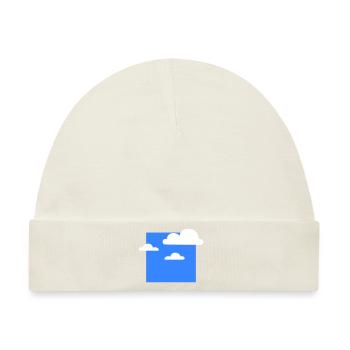 Clouds in heaven - Baby Premium Organic Mütze - Naturweiß - Vorne
