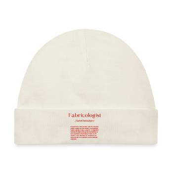 Fabricologist Definition - Baby Premium Organic Mütze - Naturweiß - Vorne