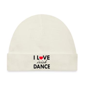 Dancing Dance Music - Baby Premium Organic Mütze - Naturweiß - Vorne