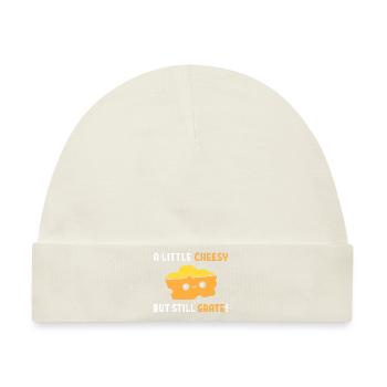 Lustiger Käse Wortspiel Käsemacher - Baby Premium Organic Mütze - Naturweiß - Vorne