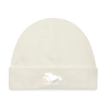 Farbklecks Couture Script - Baby Premium Organic Mütze - Naturweiß - Vorne