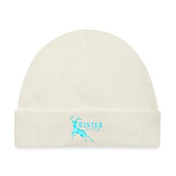 winter feeling - Baby Premium Organic Mütze - Naturweiß - Vorne
