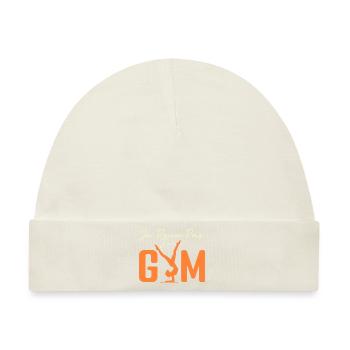 Ich kann kein Fitnessstudio haben | Gymnastik-Geschenk | Fitnessstudio - Baby Premium Organic Mütze - Naturweiß - Vorne