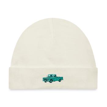 Chevy C-10 Pickup Pickup Truck Auto Vintage - Baby Premium Organic Mütze - Naturweiß - Vorne