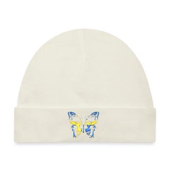 Flagge von Schweden Land Offizielle Staaten Kontinent - Baby Premium Organic Mütze - Naturweiß - Vorne