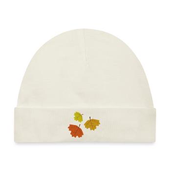 Herbstlaub - Baby Premium Organic Mütze - Naturweiß - Vorne