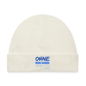 Vorname Rainer - Baby Premium Organic Mütze - Naturweiß - Vorne