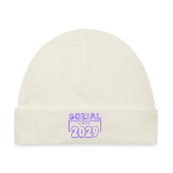 Sozial 2029 - Baby Premium Organic Mütze - Naturweiß - Vorne