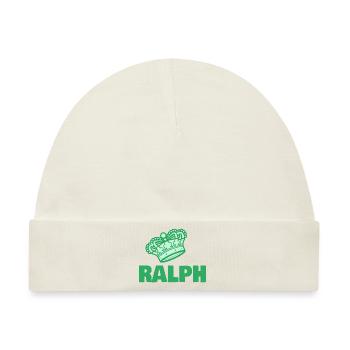 Vorname Ralph - Baby Premium Organic Mütze - Naturweiß - Vorne