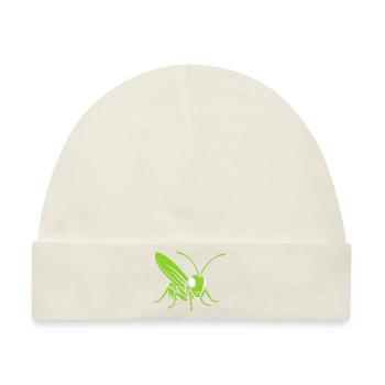 Heuschrecke - Baby Premium Organic Mütze - Naturweiß - Vorne