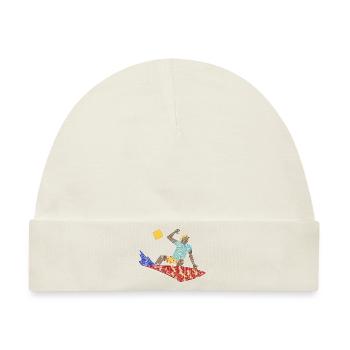 Surfer-Labyrinth - Baby Premium Organic Mütze - Naturweiß - Vorne