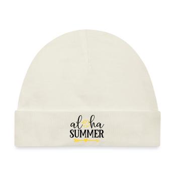 aloha summer - Baby Premium Organic Mütze - Naturweiß - Vorne