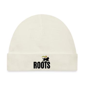 Roots Reggae - Baby Premium Organic Mütze - Naturweiß - Vorne
