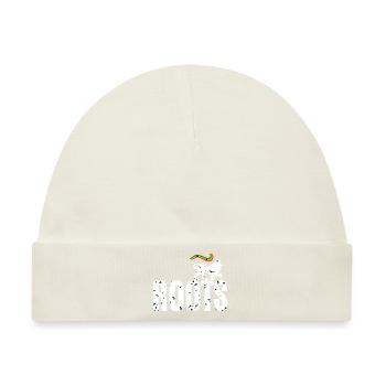 Roots Reggae - Baby Premium Organic Mütze - Naturweiß - Vorne