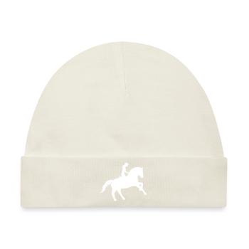 Reitsport Eleganz - Baby Premium Organic Mütze - Naturweiß - Vorne