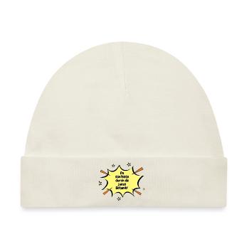 Berlin Da stiefelste durch de janze Botanik! - Baby Premium Organic Mütze - Naturweiß - Vorne