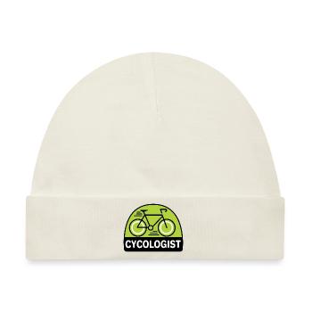 Kykologe Fahrrad Fahrrad Fahrrad - Baby Premium Organic Mütze - Naturweiß - Vorne