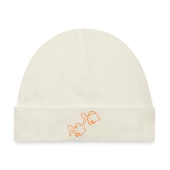 Goldfische - Baby Premium Organic Mütze - Naturweiß - Vorne