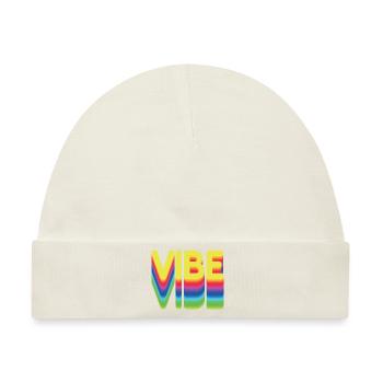 Nur gute Vibes - retro style - Baby Premium Organic Mütze - Naturweiß - Vorne