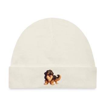 Leonberg 3 - Baby Premium Organic Mütze - Naturweiß - Vorne