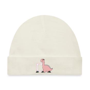 Buchstabe C - Baby Premium Organic Mütze - Naturweiß - Vorne