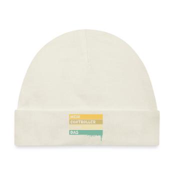 Geschenk für Controller - Baby Premium Organic Mütze - Naturweiß - Vorne