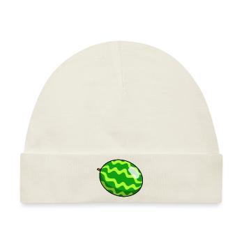 Melone - Baby Premium Organic Mütze - Naturweiß - Vorne