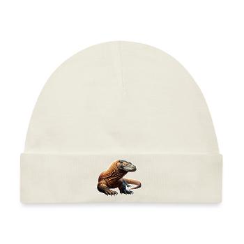 Komodo Dragon - Baby Premium Organic Mütze - Naturweiß - Vorne