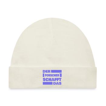 Forscher als Arbeit - Baby Premium Organic Mütze - Naturweiß - Vorne