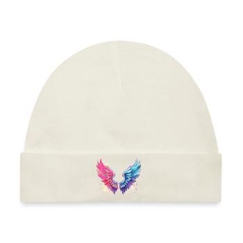 angelwings,engelsflügel,graffiti,malerei,bunt - Baby Premium Organic Mütze - Naturweiß - Vorne