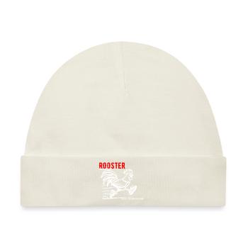 Rooster running club 2 - Baby Premium Organic Mütze - Naturweiß - Vorne