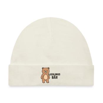 LIEBLINGS BÄR - Baby Premium Organic Mütze - Naturweiß - Vorne