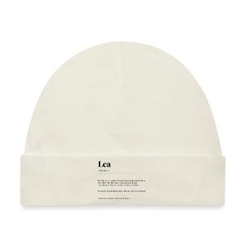 Lea - Baby Premium Organic Mütze - Naturweiß - Vorne
