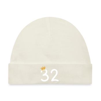 32 - Baby Premium Organic Mütze - Naturweiß - Vorne