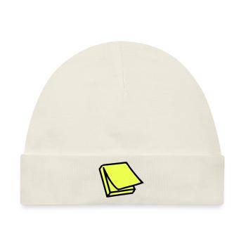 Postit - Baby Premium Organic Mütze - Naturweiß - Vorne