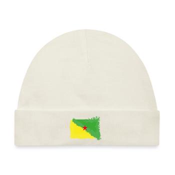 Flagge guyanas - Baby Premium Organic Mütze - Naturweiß - Vorne