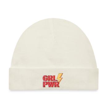 Girl Power - Baby Premium Organic Mütze - Naturweiß - Vorne