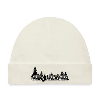 Geocacher - Baby Premium Organic Mütze - Naturweiß - Vorne