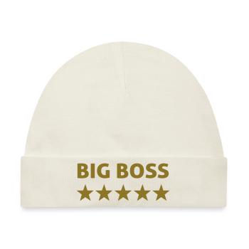 big boss - Baby Premium Organic Mütze - Naturweiß - Vorne