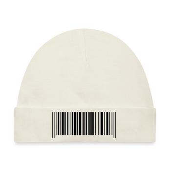 Barcode hergestellt in Frankreich - Baby Premium Organic Mütze - Naturweiß - Vorne