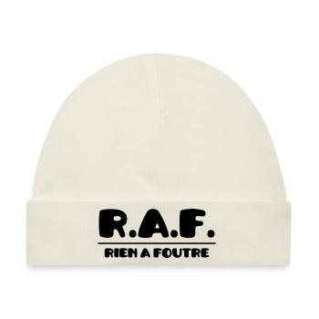 RAF - Fuck :) - Baby Premium Organic Mütze - Naturweiß - Vorne