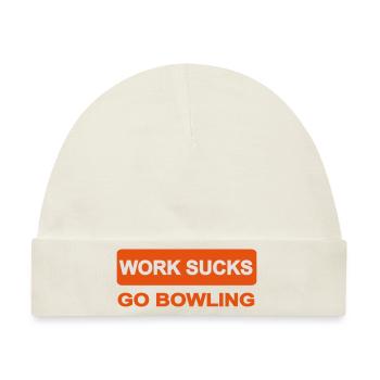 bowling - Baby Premium Organic Mütze - Naturweiß - Vorne