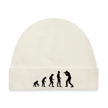 Evolution Fotograf - Baby Premium Organic Mütze - Naturweiß - Vorne