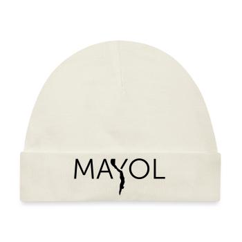 Mayol - Freediving Apnoe Legend - Baby Premium Organic Mütze - Naturweiß - Vorne